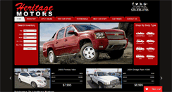 Desktop Screenshot of heritagemotorsaz.com